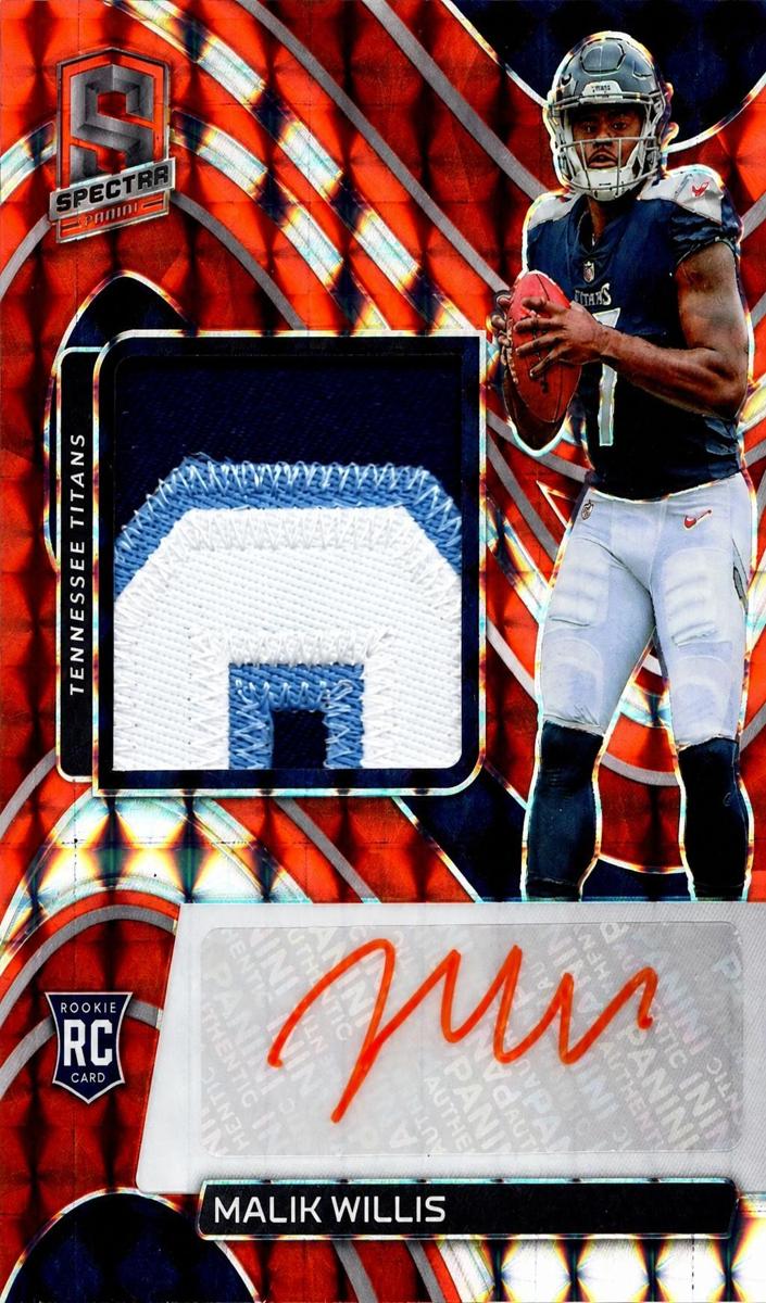 2022 Panini Spectra Football Neon Orange Malik Willis #225