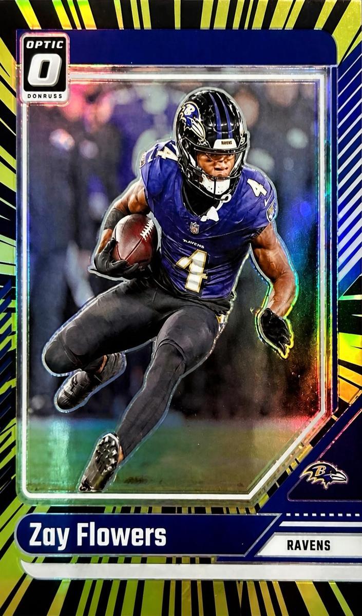 2024 Donruss Optic Football Electricity Zay Flowers #15