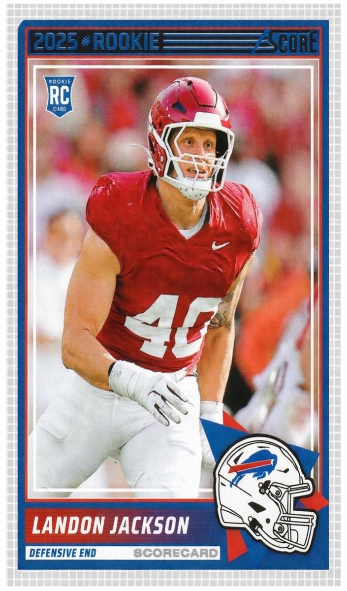 2025 Panini Score Football Scorecard Landon Jackson #87