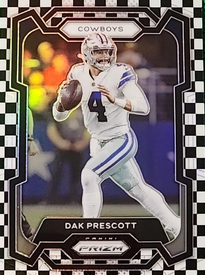 2023 Panini Black Football Dak Prescott #WN-8
