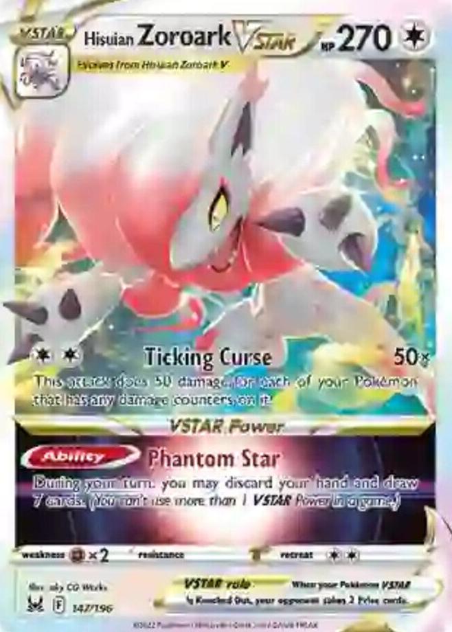 2022 Pokemon Lost Origin Hisuian Zoroark #147 PSA 10
