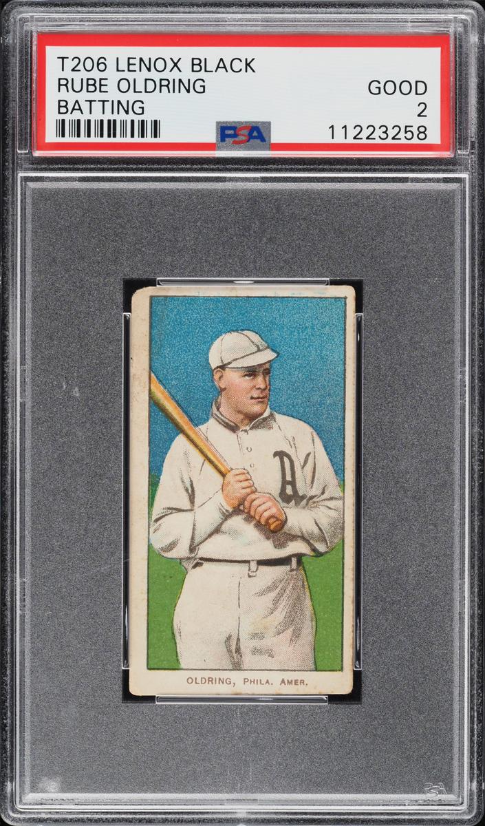 1909-11 T206 Baseball Batting Rube Oldring #NNO