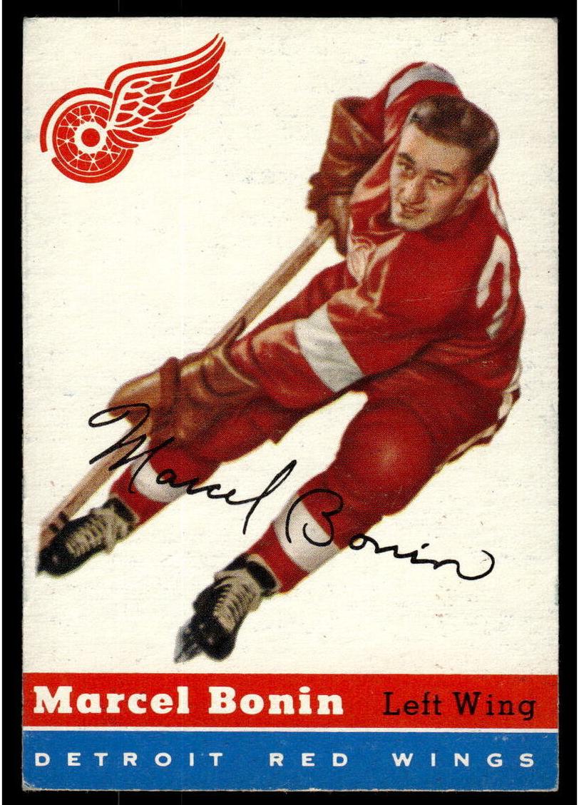 1954 Topps Hockey Marcel Bonin #59