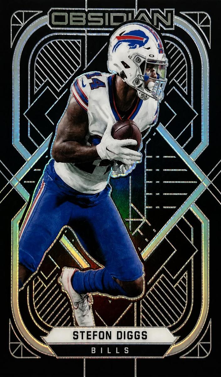 2021 Panini Obsidian Football Stefon Diggs #10 SGC 9.5