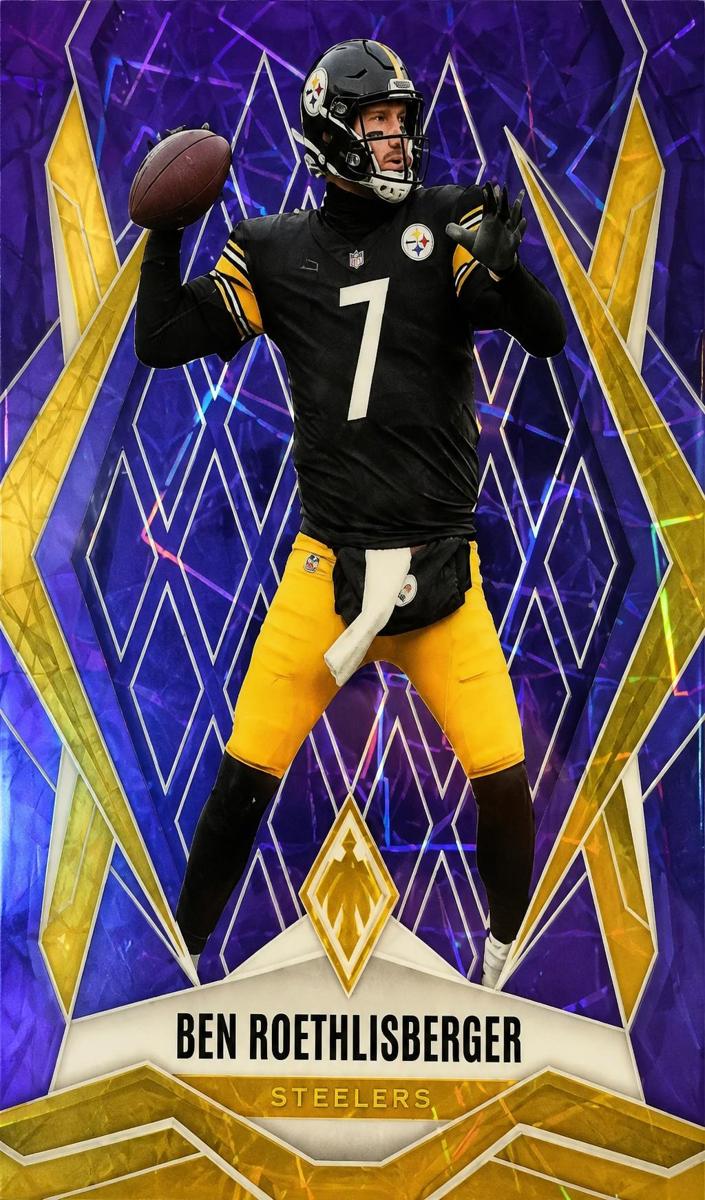 2025 Panini Phoenix Football Purple Lazer Ben Roethlisberger #89