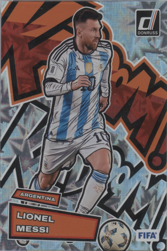 2023 Panini Donruss FIFA Soccer Lionel Messi #1 PSA 9