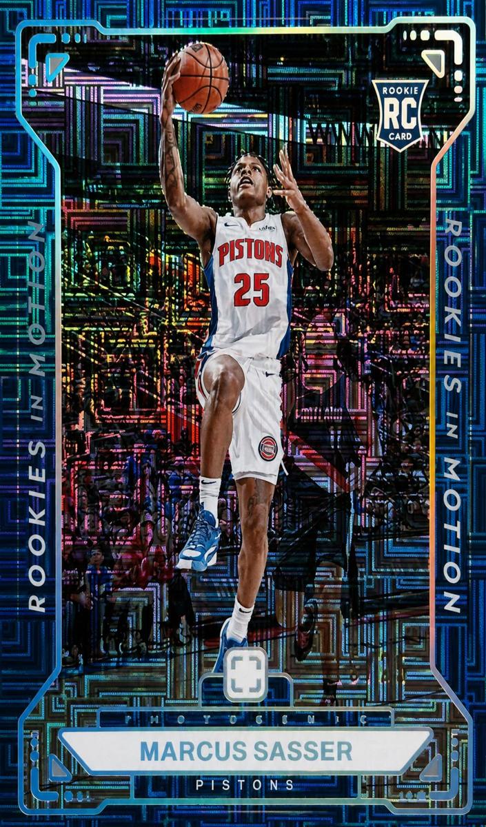 2023 Panini PhotoGenic Basketball Maze Marcus Sasser #10