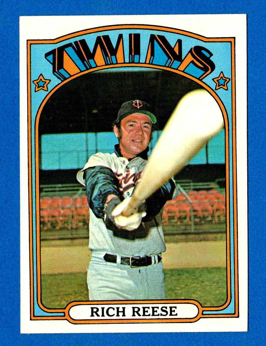 1972 Topps Baseball Rich Reese #611