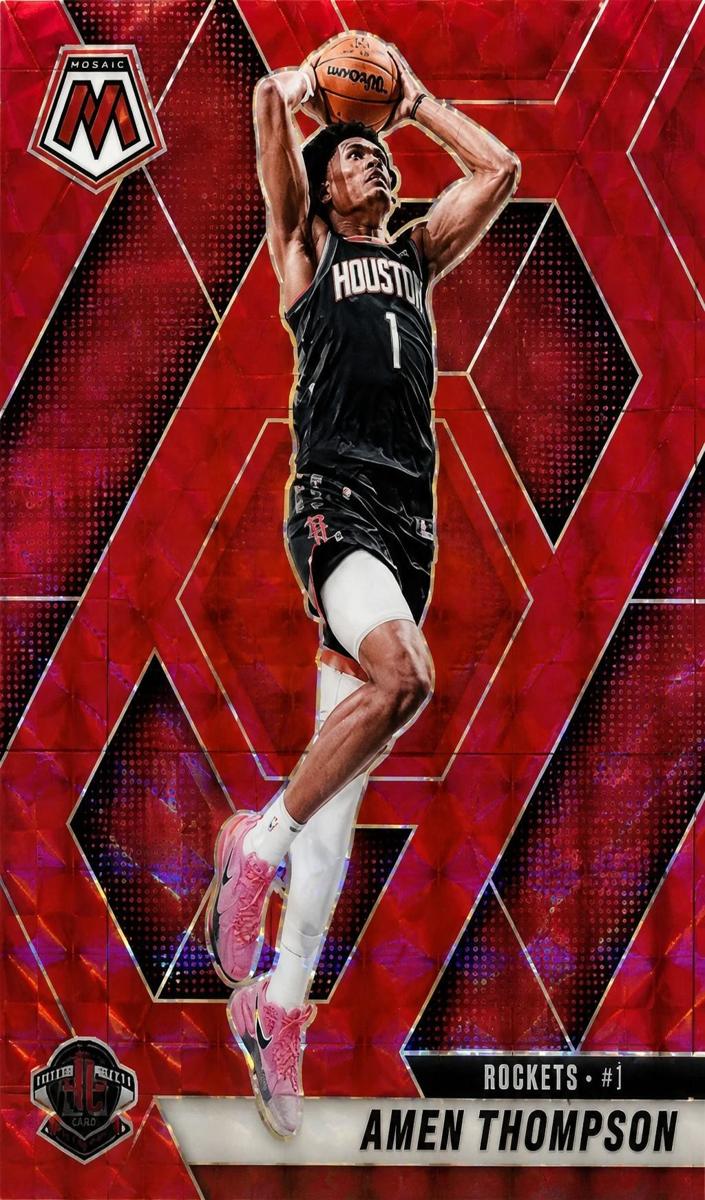 2024 Panini Mosaic Basketball Red Amen Thompson #10