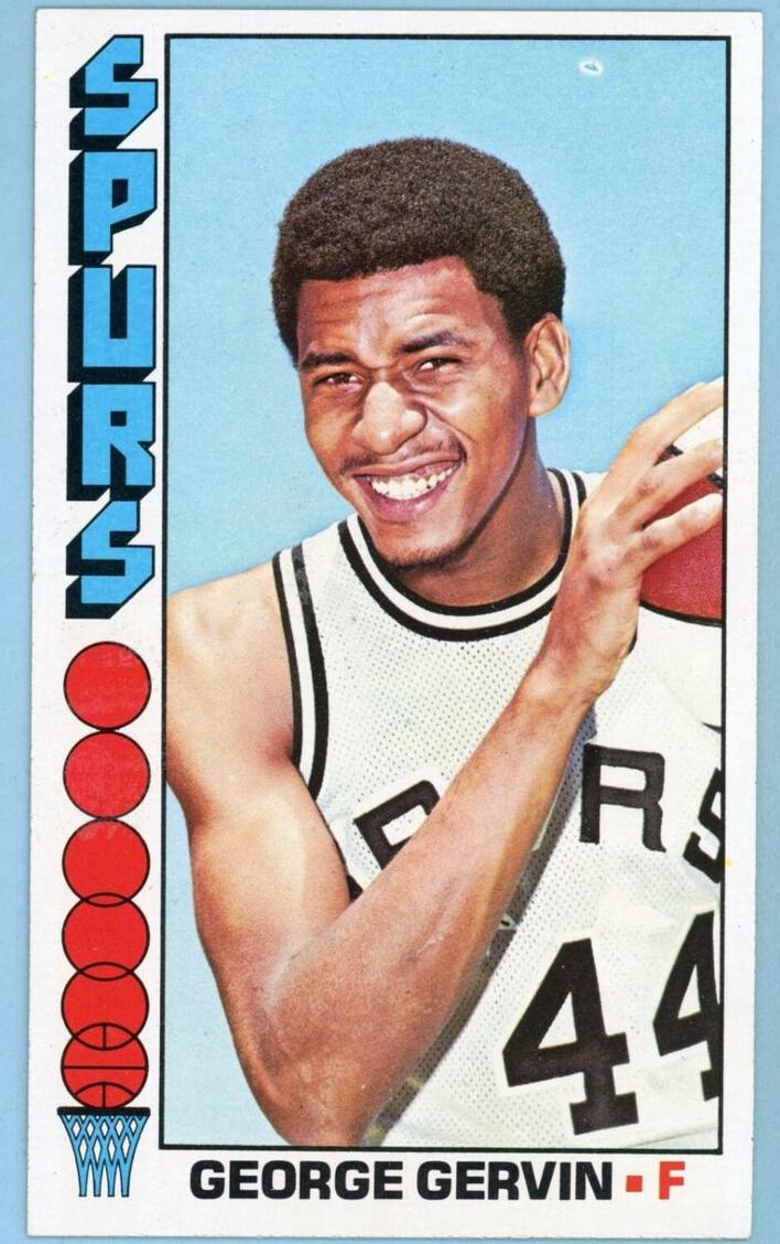 1976 Topps Basketball George Gervin #68 PSA 7.5