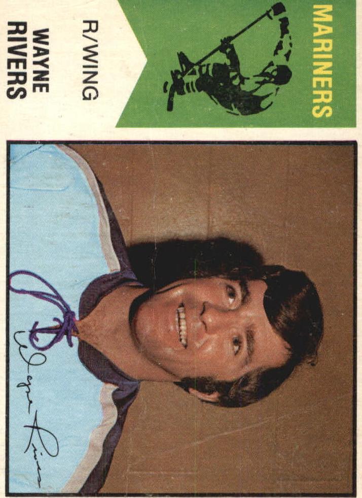 1974 O-Pee-Chee WHA Hockey Wayne Rivers #13 PSA 8