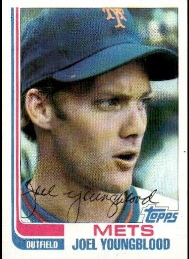 1982 Topps Baseball Joel Youngblood #655