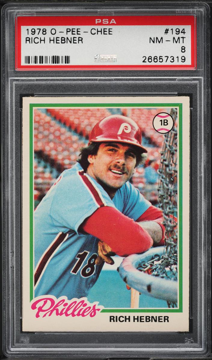 1978 O-Pee-Chee Baseball Rich Hebner #194
