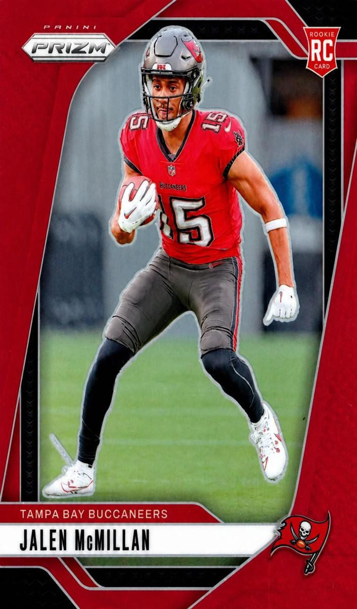 2024 Panini Prizm Football Red Jalen McMillan #338 PSA 9