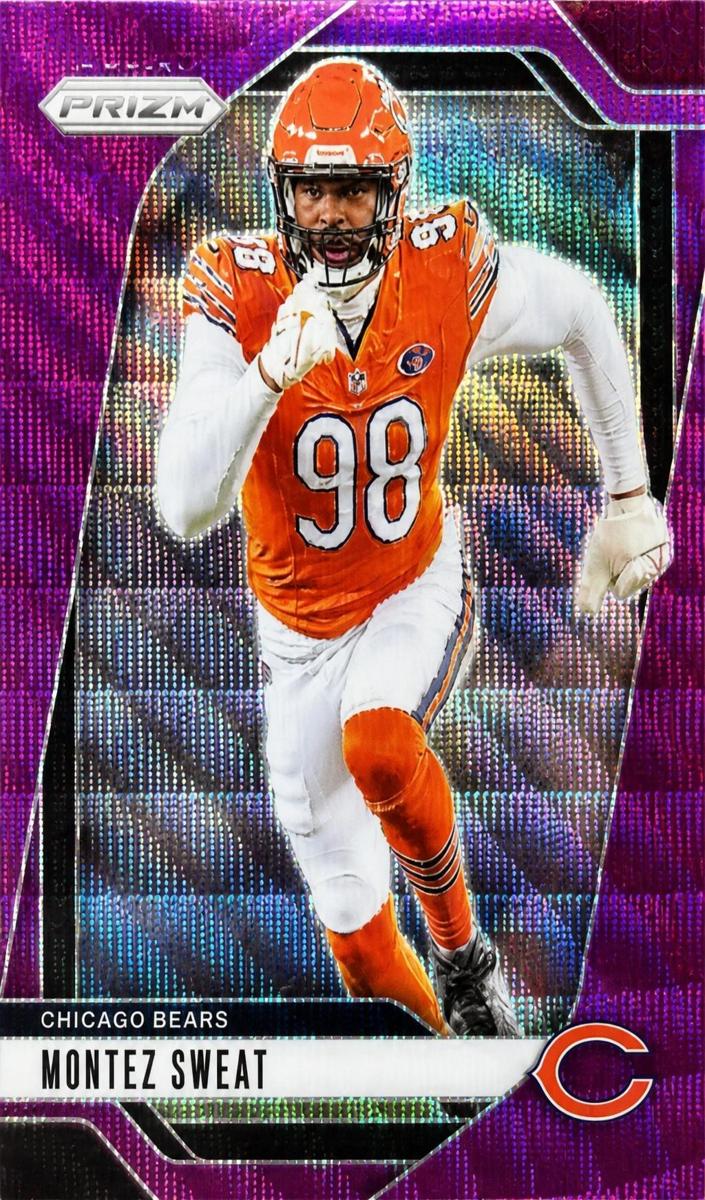 2024 Panini Prizm Football Purple Wave Montez Sweat #50