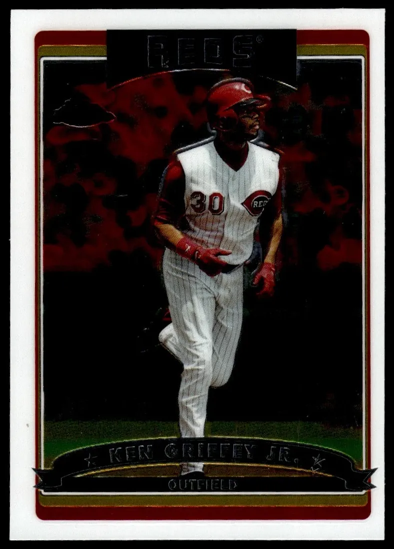 2006 Topps Chrome Baseball Ken Griffey Jr. #221 PSA 4