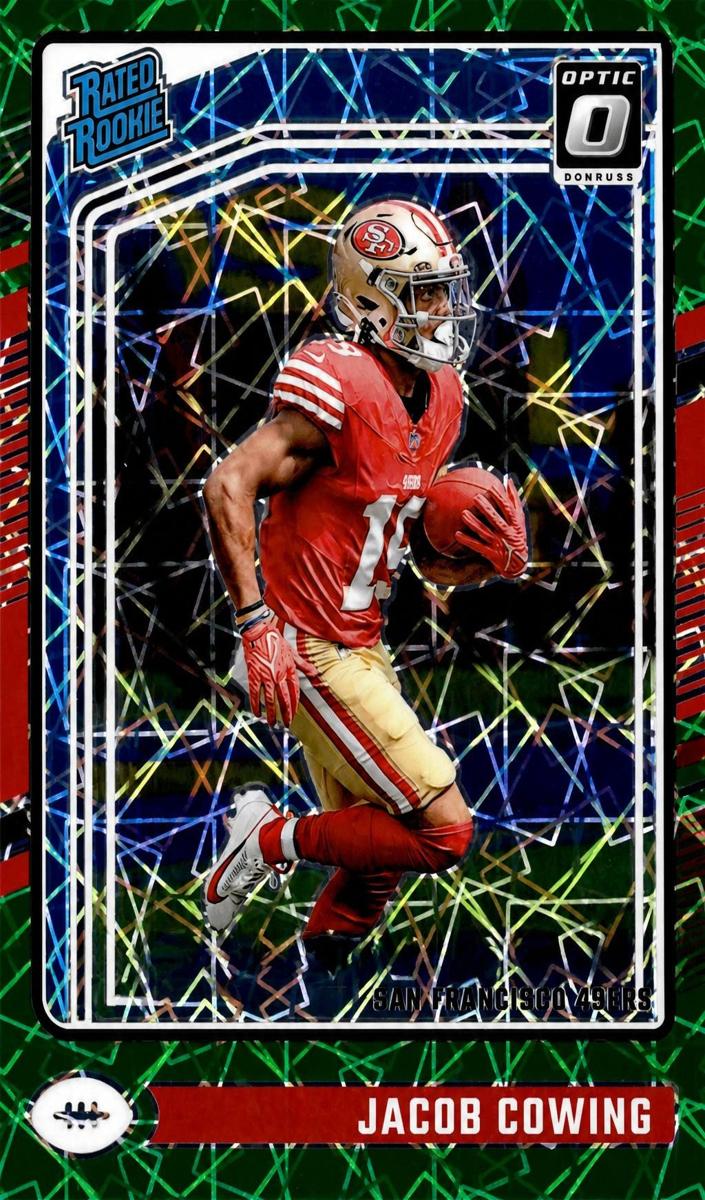 2024 Donruss Optic Football Green Velocity Jacob Cowing #236