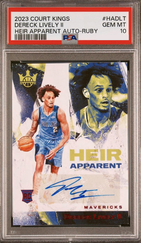 2023 Panini Court Kings Basketball Ruby Dereck Lively II #HA-DLT