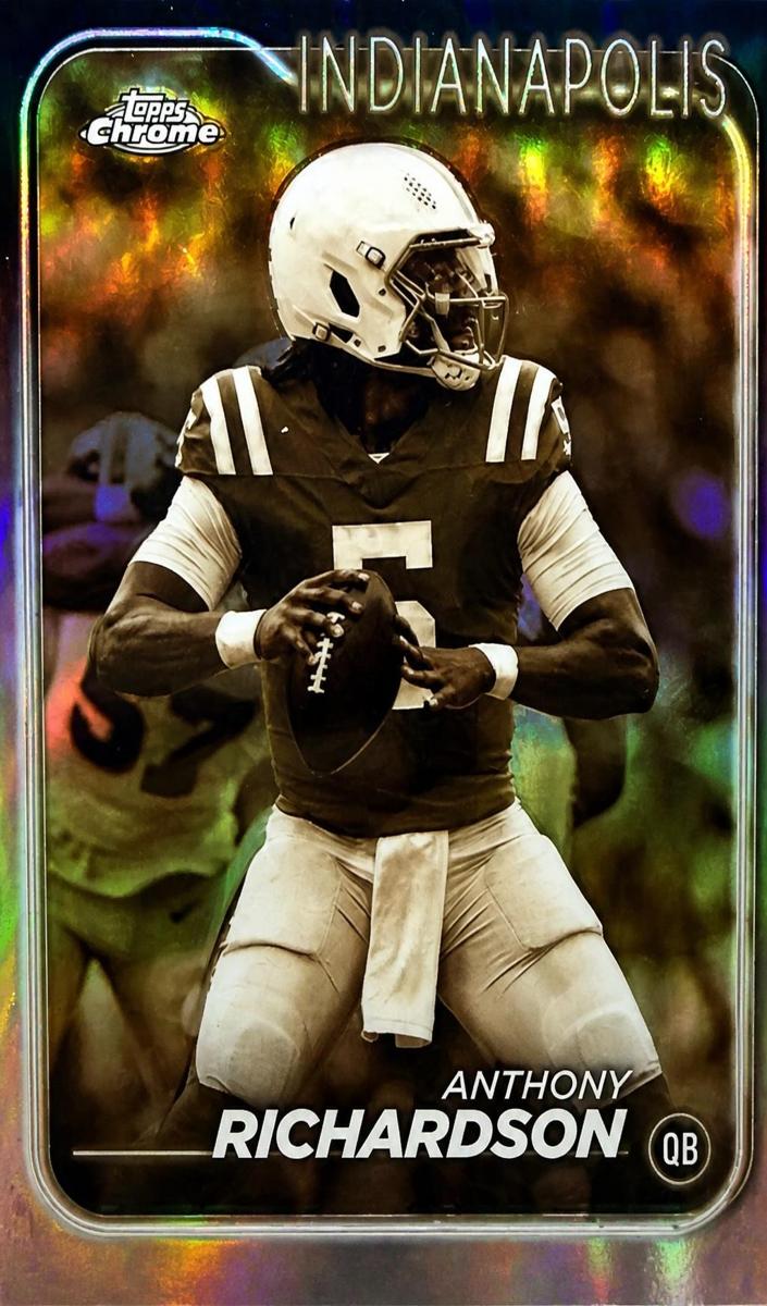 2024 Topps Chrome Football Sepia Refractor Anthony Richardson #85