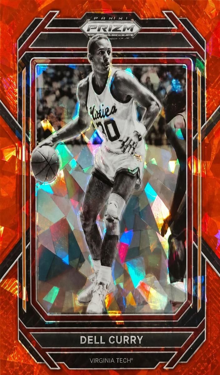 2023 Panini Prizm Draft Picks Basketball Red Ice Dell Curry #83