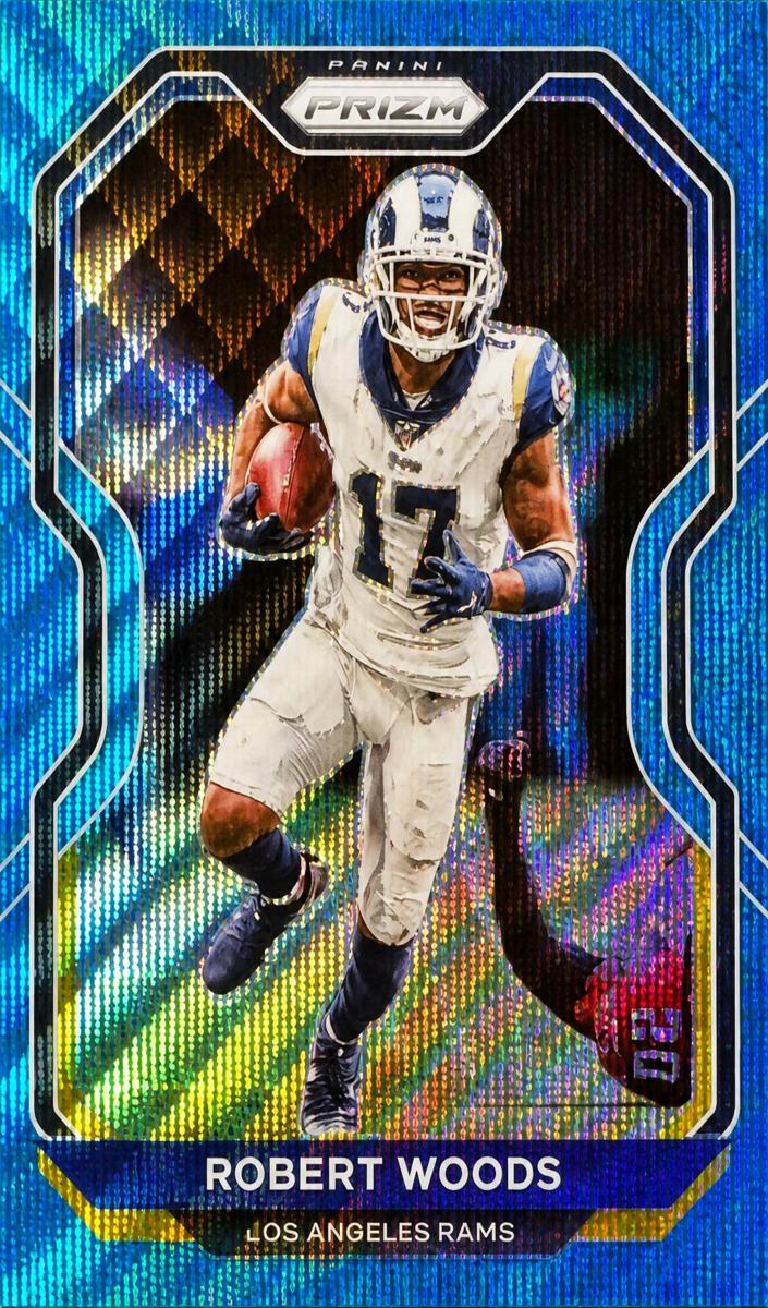 2020 Panini Prizm Football Blue Wave Robert Woods #273