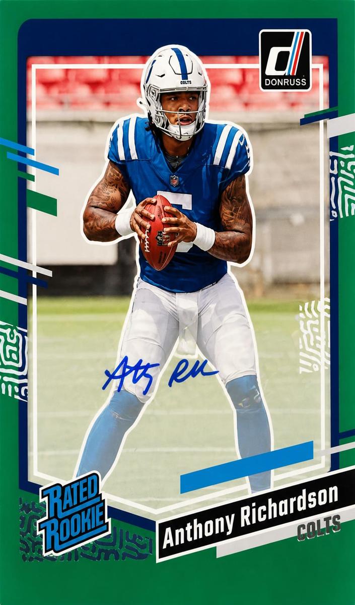 2023 Panini Donruss Football Green Anthony Richardson #343