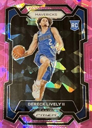 2023 Panini Prizm Basketball Pink Ice Dereck Lively II #163