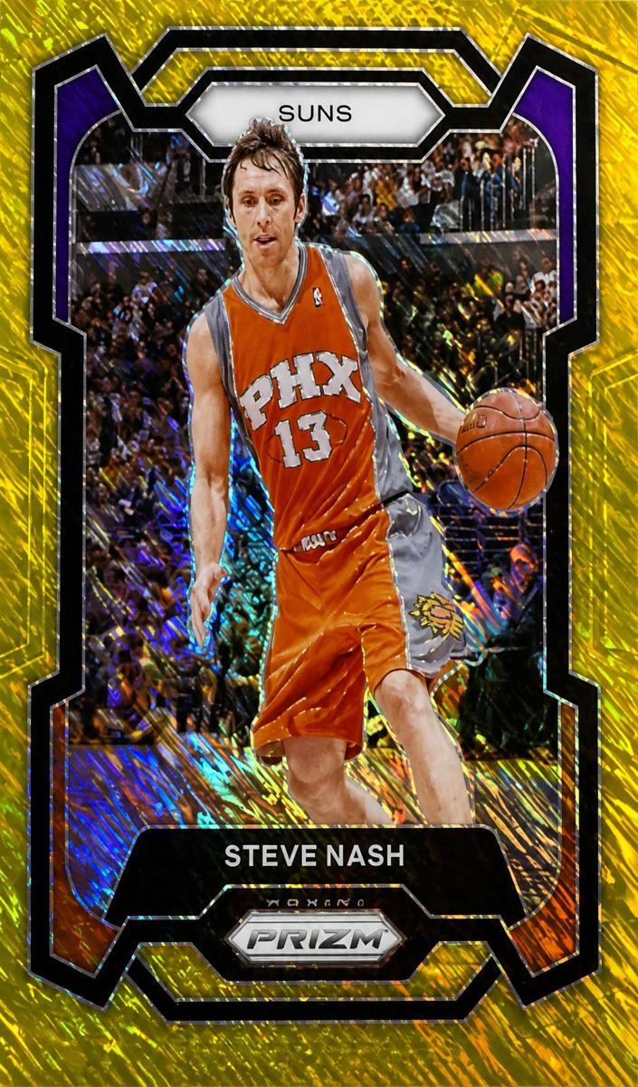 2023 Panini Prizm Basketball Gold Shimmer FOTL Steve Nash #200