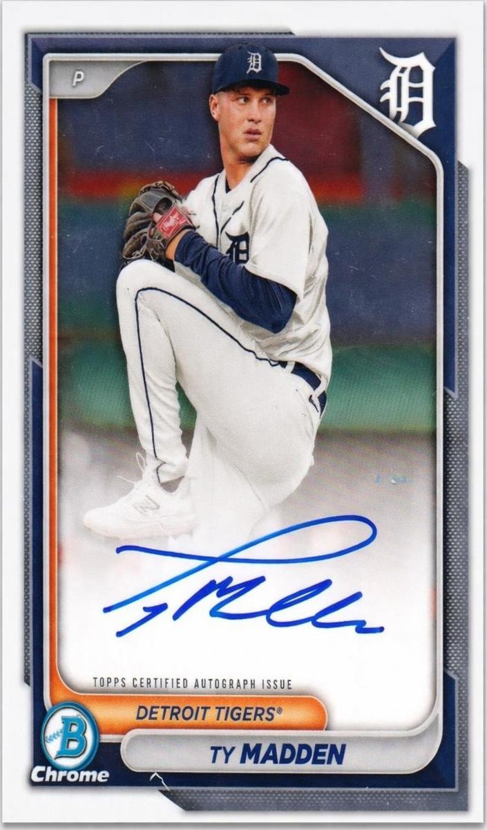 2024 Bowman Chrome Baseball Ty Madden #CPA-TM