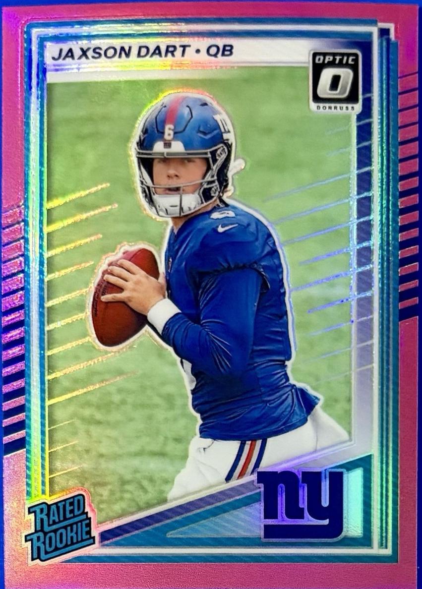 2025 Panini Donruss Football Pink Jaxson Dart #400