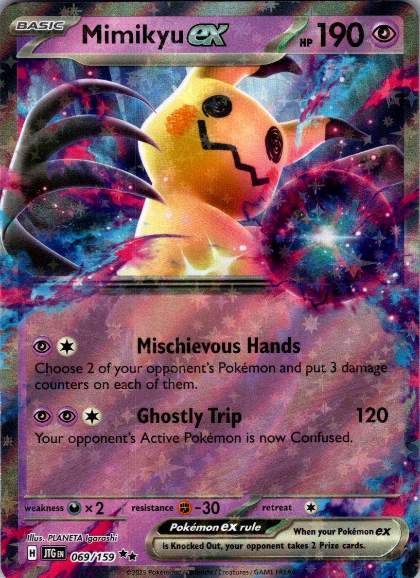 2025 Pokemon Scarlet & Violet Journey Together Mimikyu EX #69 CGC 9