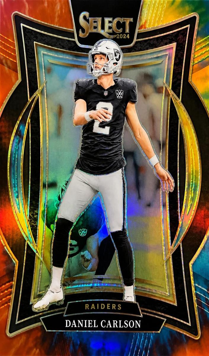 2024 Panini Select Football Tie-Dye Daniel Carlson #43