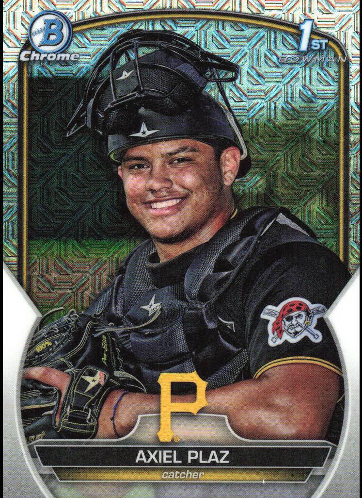 2023 Bowman Chrome Prospects Baseball Refractor Axiel Plaz #BCP-208 PSA 10