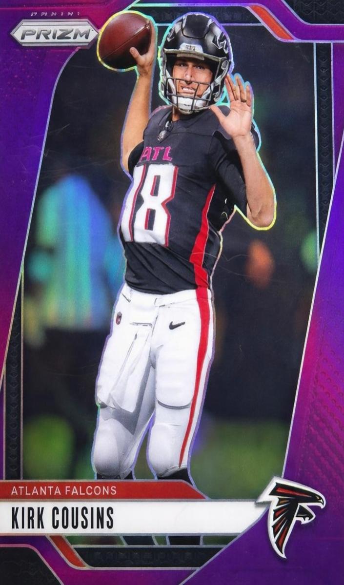2024 Panini Prizm Football Purple Kirk Cousins #10