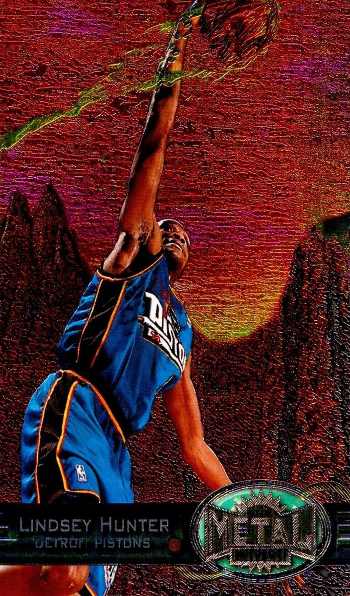 1997 Metal Universe Basketball Lindsey Hunter #71