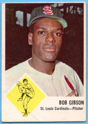 1963 Fleer Baseball Bob Gibson #61 PSA 6.5