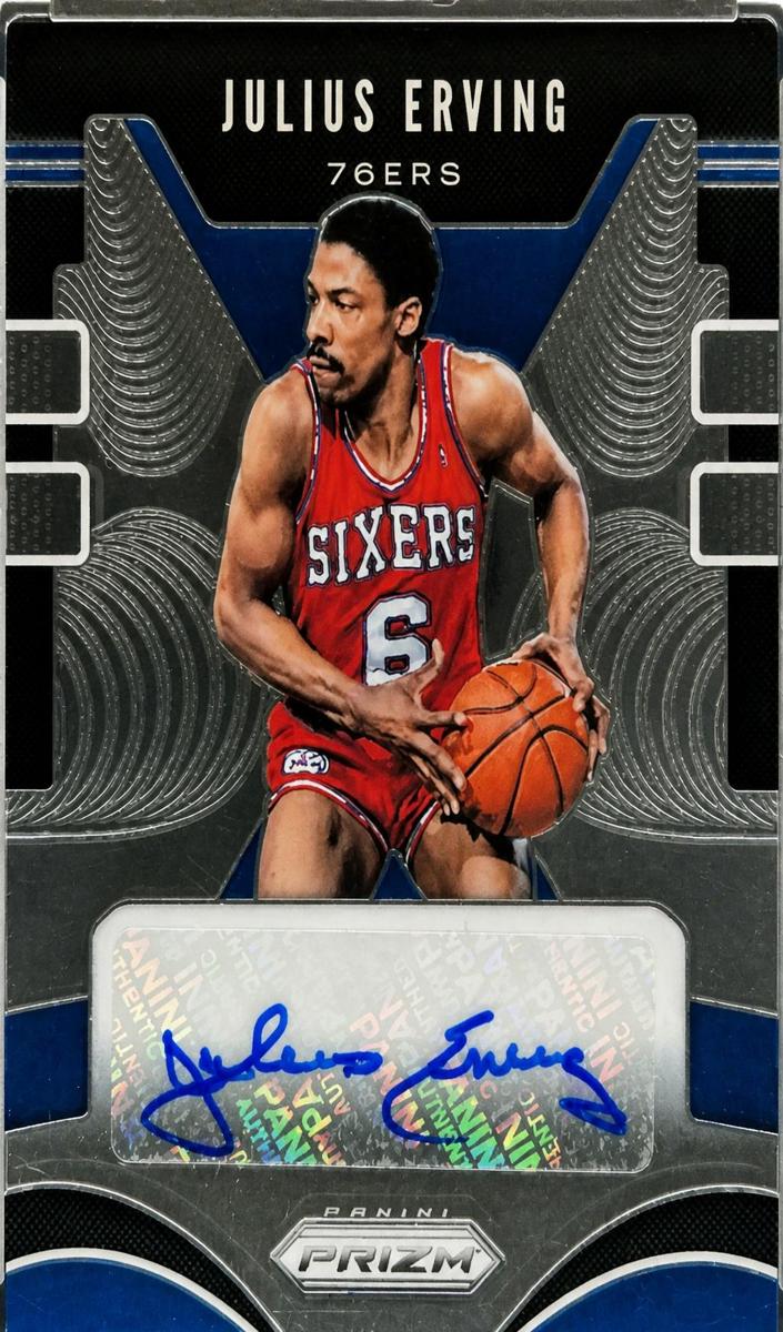 2019 Panini Prizm Basketball Julius Erving #SG-JEV