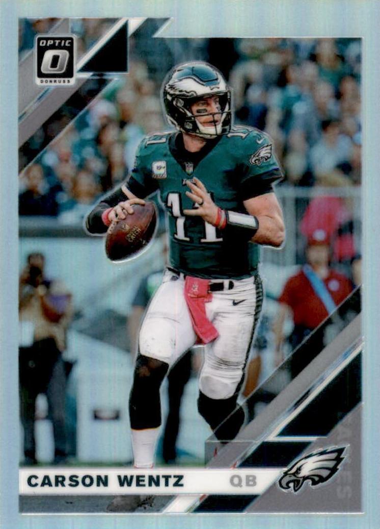 2019 Donruss Optic Football Holo Carson Wentz #78 PSA 9