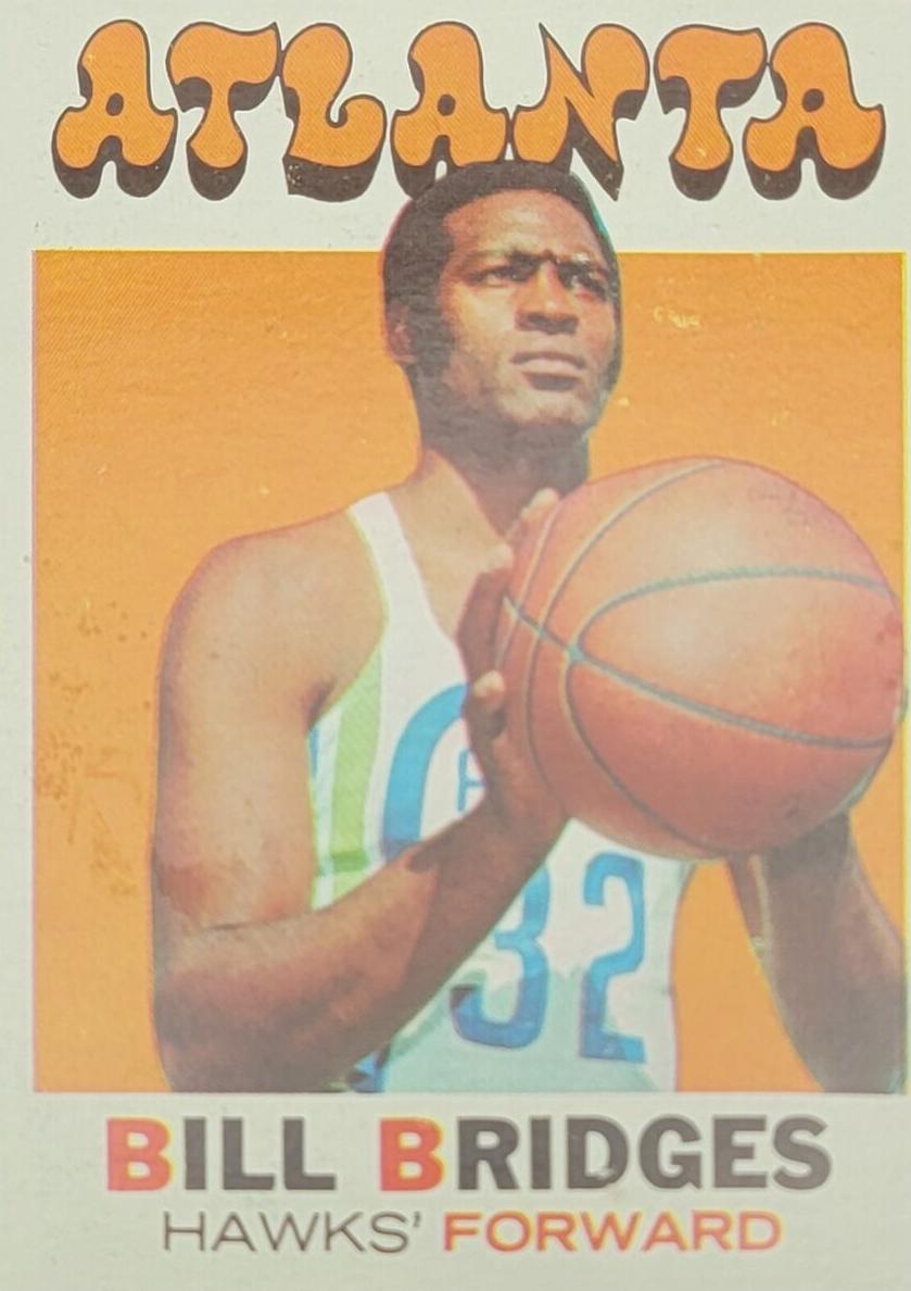 1971 Topps Basketball Bill Bridges #132