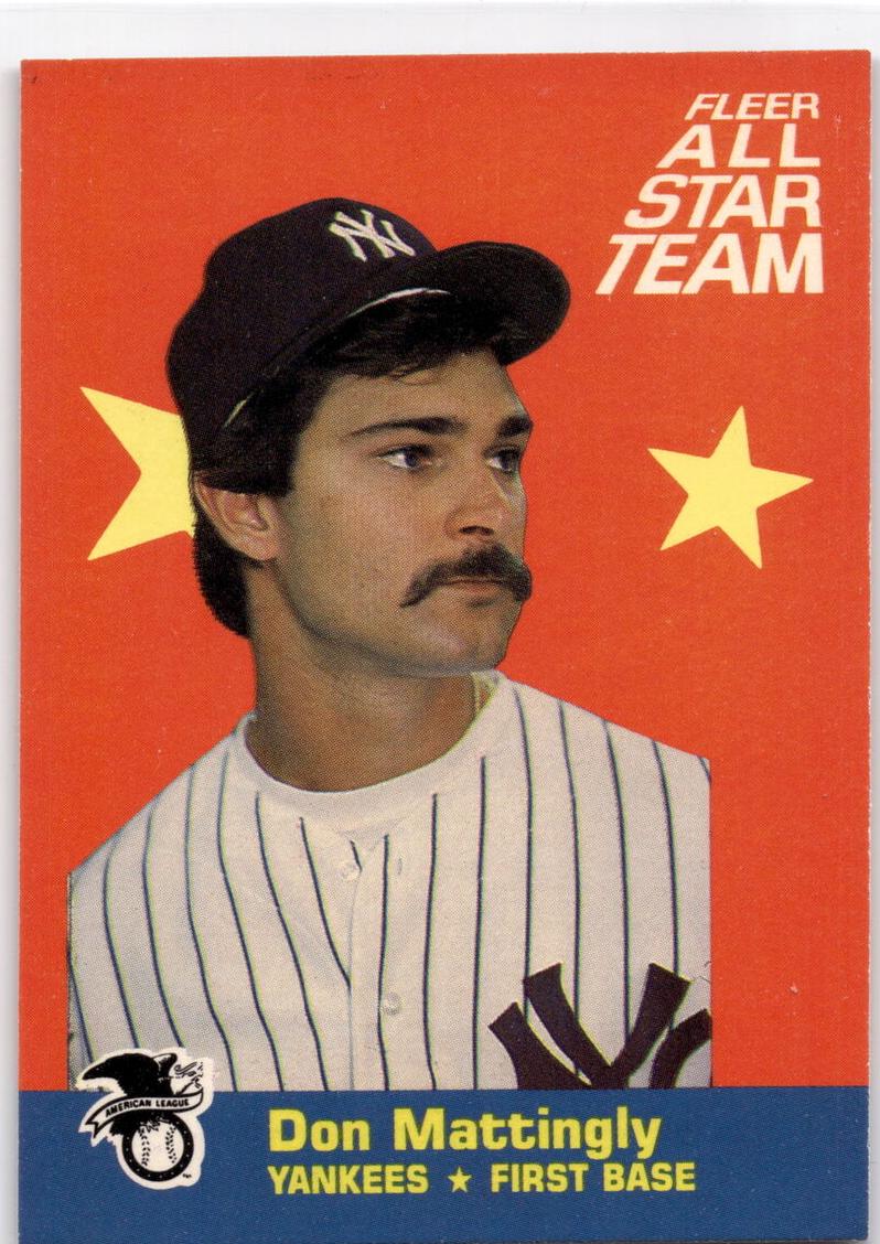 1986 Fleer Baseball Don Mattingly #1