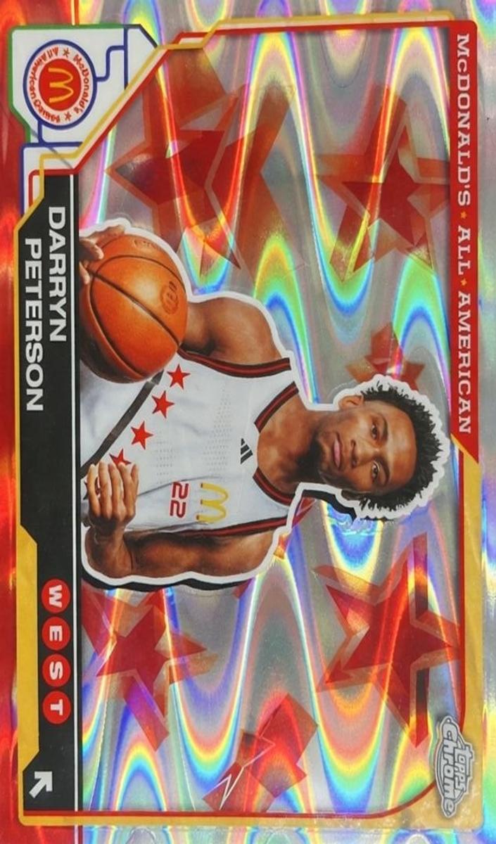 2025 Topps Chrome McDonald's All American Basketball Darryn Peterson #50