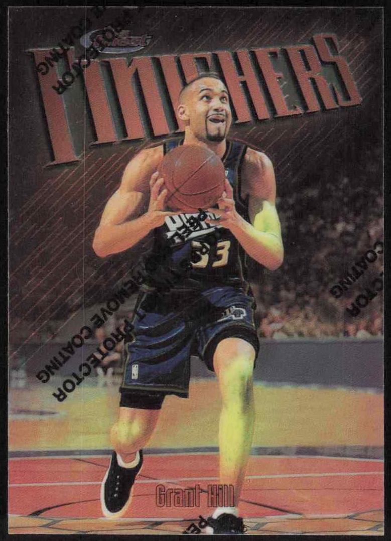 1997 Topps Finest Basketball Grant Hill #40 PSA 10