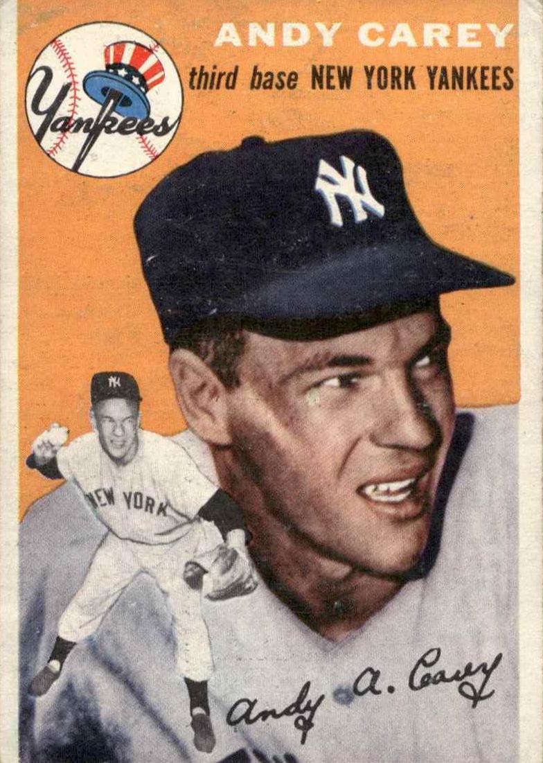 1954 Topps Baseball Andy Carey #105
