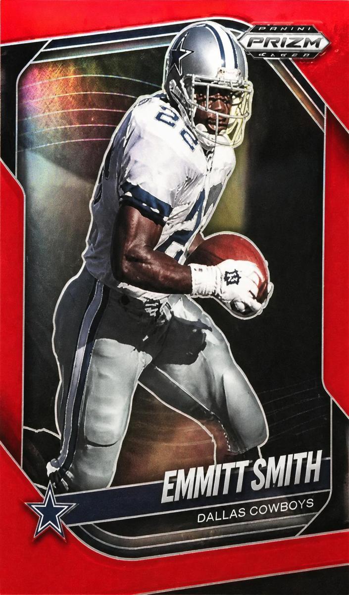 2025 Panini Prizm Black Football Red Emmitt Smith #40
