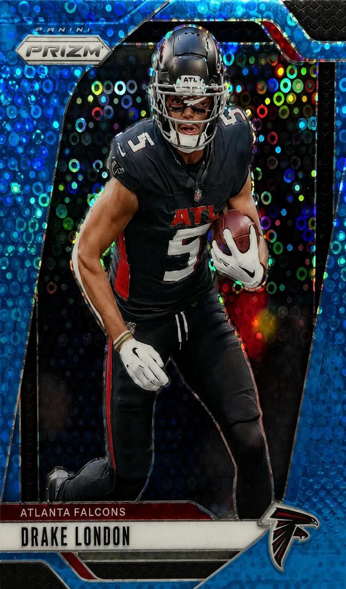 2024 Panini Prizm Football No Huddle Blue Drake London #12
