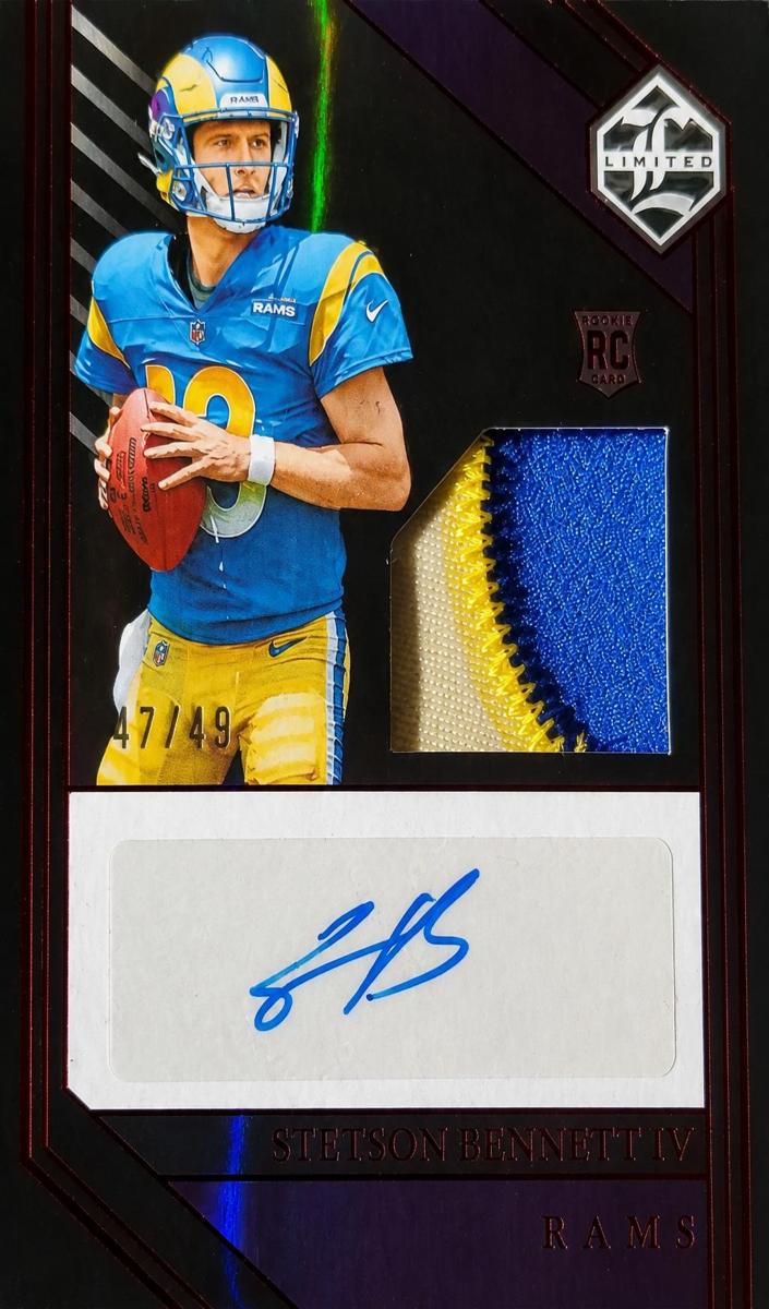 2023 Panini Limited Football Ruby Spotlight Stetson Bennett IV #133