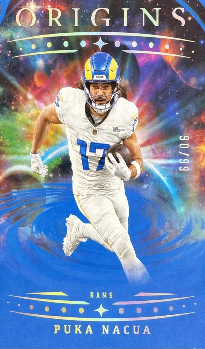 2025 Panini Origins Football Blue Puka Nacua #65