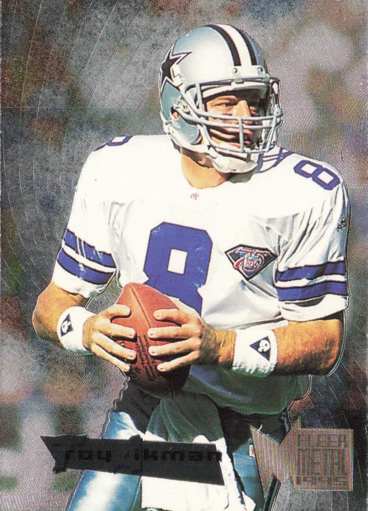 1995 Fleer Metal Football Troy Aikman #1