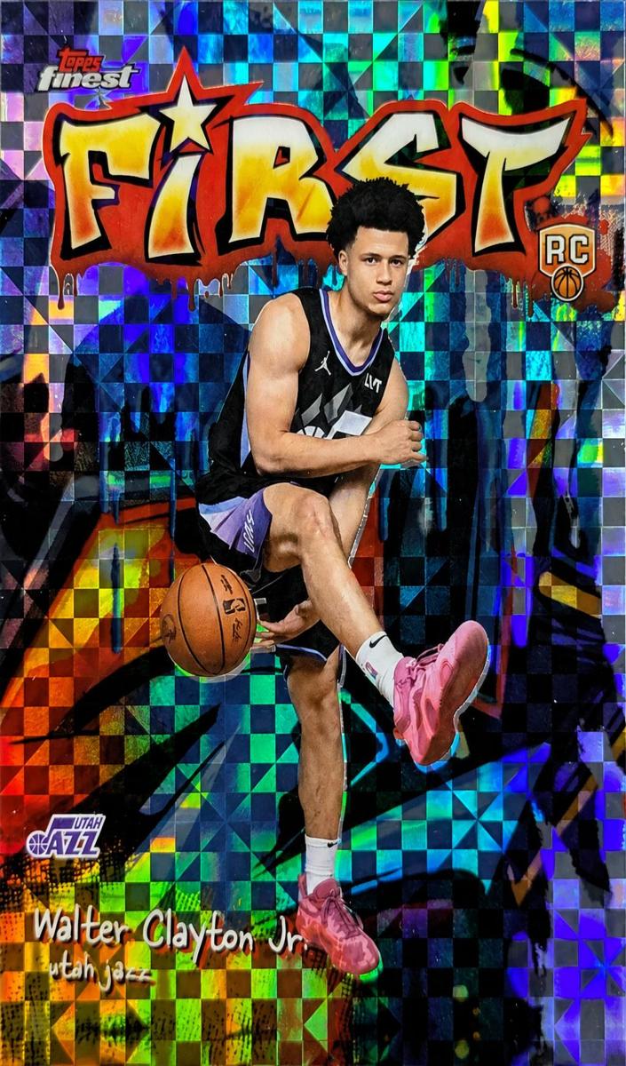 2025 Topps Finest Basketball X-Fractor Walter Clayton Jr. #F-18