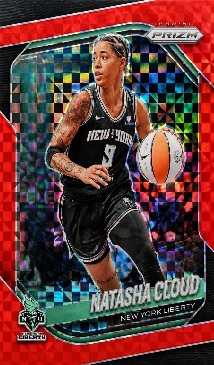 2025 Panini Prizm WNBA Basketball Red Power Natasha Cloud #56